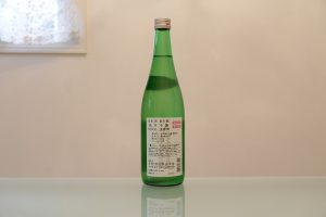 萩の鶴 純米吟醸 別仕込み 生原酒 猫ラベル 裏