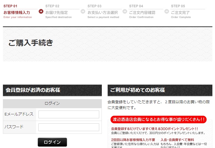 購入手続き