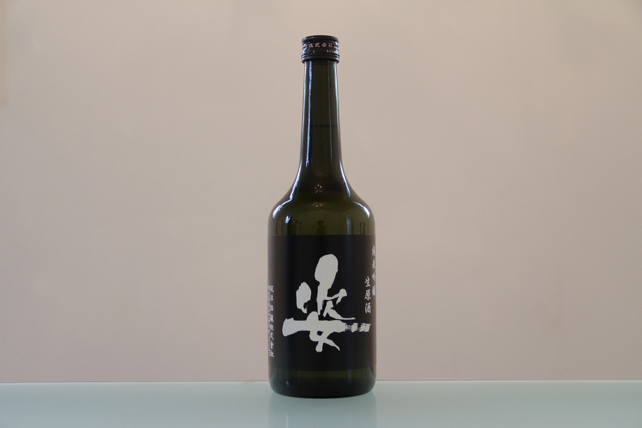 姿 純米吟醸生原酒 Black Impact裏 飯沼銘醸